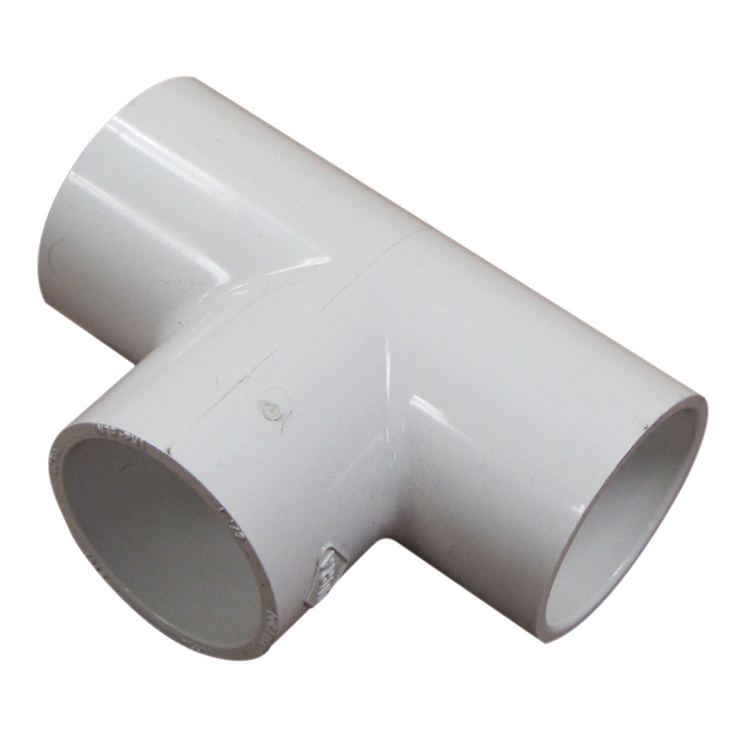 1.5" White Slip x Slip x Slip SCH40 Tee