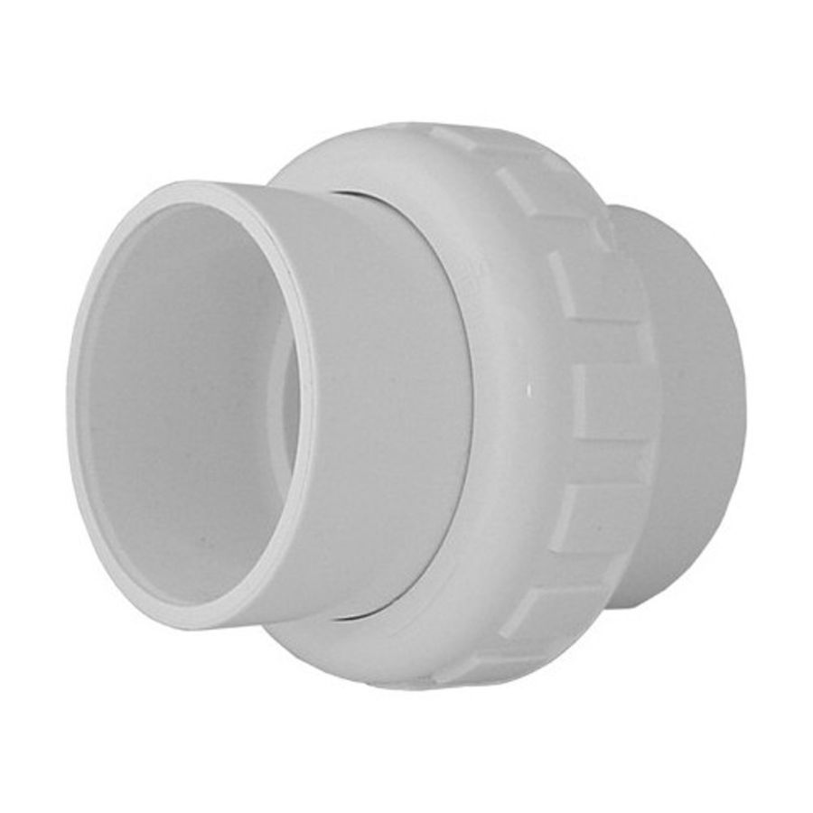 2" White Union (O-Ring Type) SCH40 PVC H x H