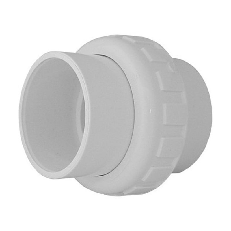 2" White Union (O-Ring Type) SCH40 PVC H x H