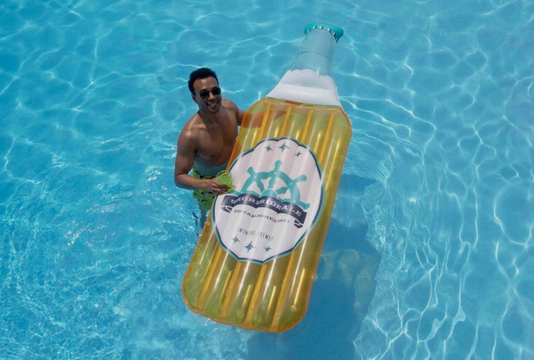 Inflatable Beer Bottle Float