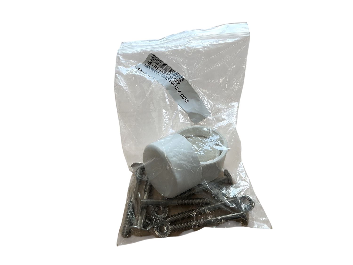 Tread Hardware Pack 6 Each Saddle Bolt &amp; Nut With 2 rubber ladder bumpers