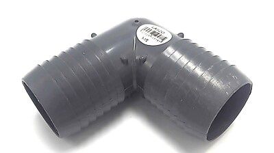 1.5" Gray Insert x Insert 90 Degree Elbow