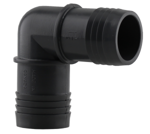 1.5” PVC 90 degree elbow insert