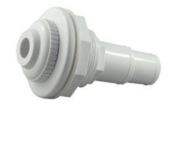 Standard Complete Above Ground Threaded Return Jet Fitting (White)