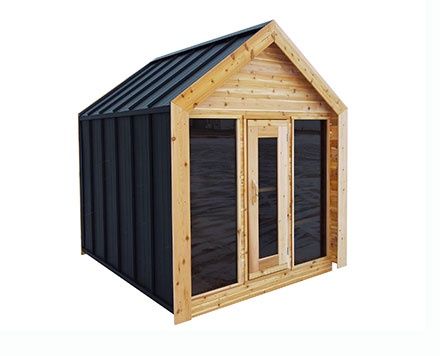 8 Foot Modern Red Cedar Sauna