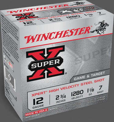 12ga 2 3/4" #7 Shot Ammunition 25ct