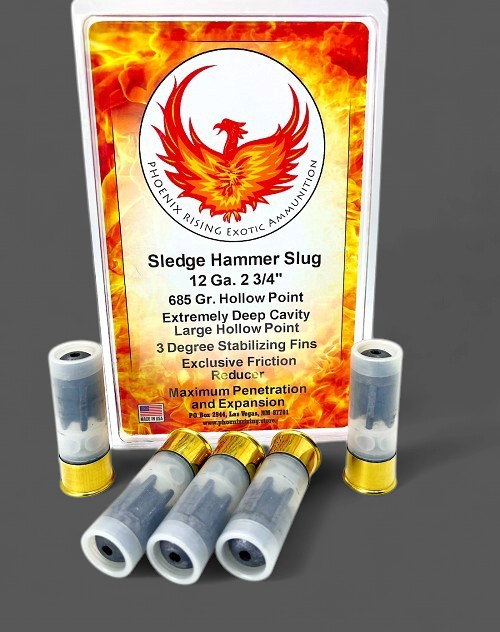 Sledge Hammer Hollow Point Slug 12 Gauge 2 3/4 Sledge Hammer Hollow Point Slug 12 Gauge 2 3/4" - 5 Round Pack