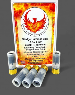 Sledge Hammer Hollow Point Slug 12 Gauge 2 3/4" - 5 Round Pack