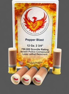 Pepper Blast Shotgun Ammunition (5 Rounds)