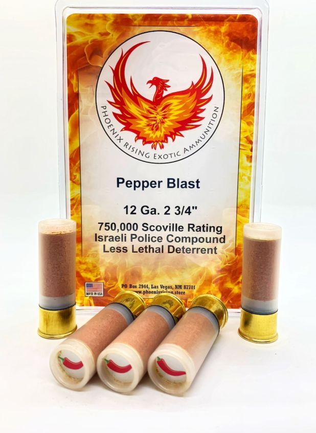 Pepper Blast Shotgun Ammunition (5 Rounds), Caliber: 12GA