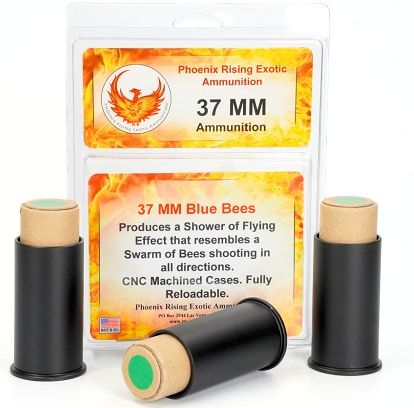 Blue Bees 37MM Live Rounds, Caliber: 37MM