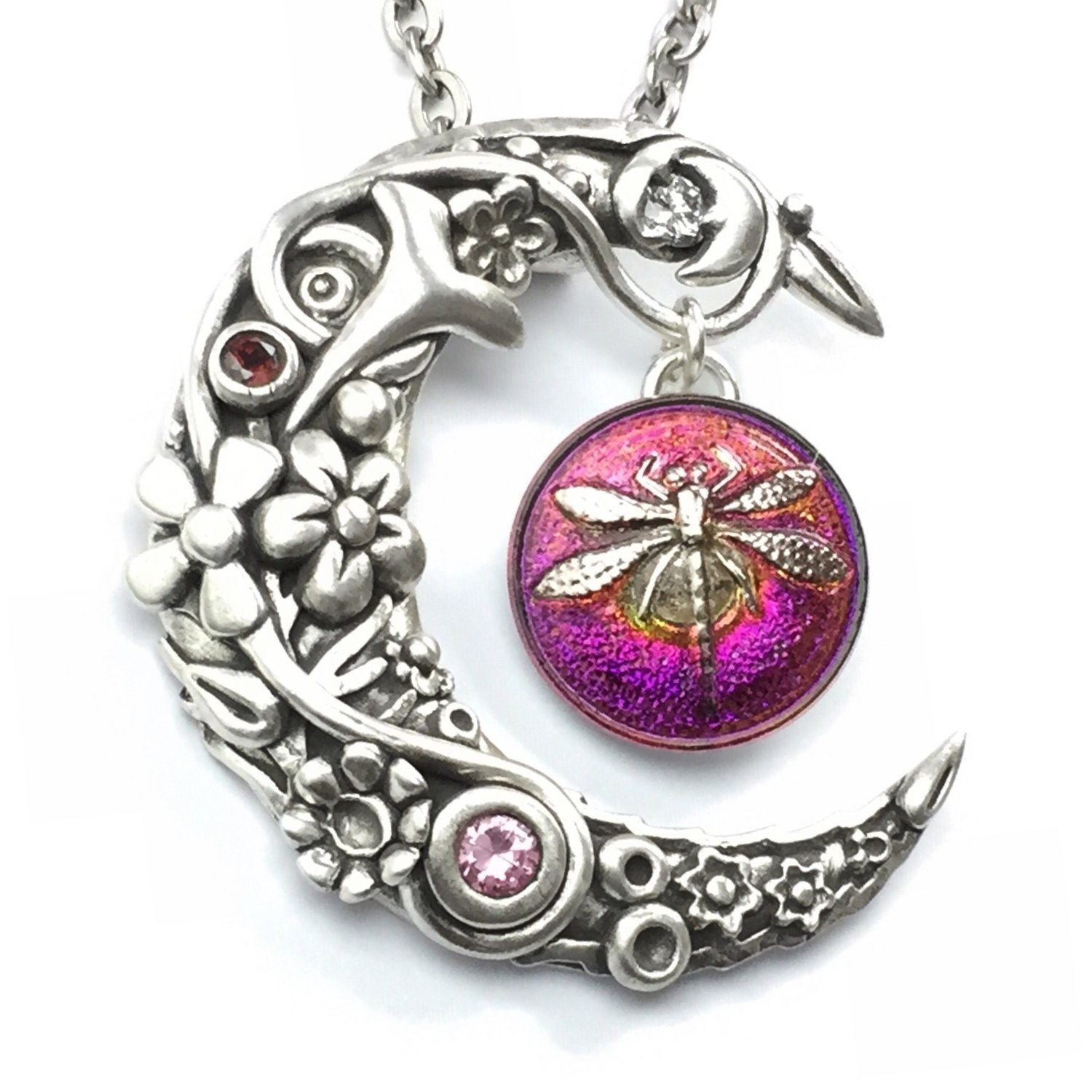 _____Bejeweled Moon Pendant_____ **BEING RESCHEDULED!!** _____Bejeweled Moon Pendant_____ **BEING RESCHEDULED!!**