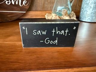 I Saw That Box Sign