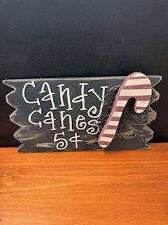 Candy Canes 5 Cent Sign