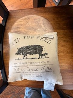 Tip Top Feed Farmhouse Pillow