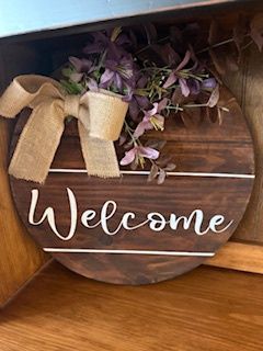 18" Welcome Sign
