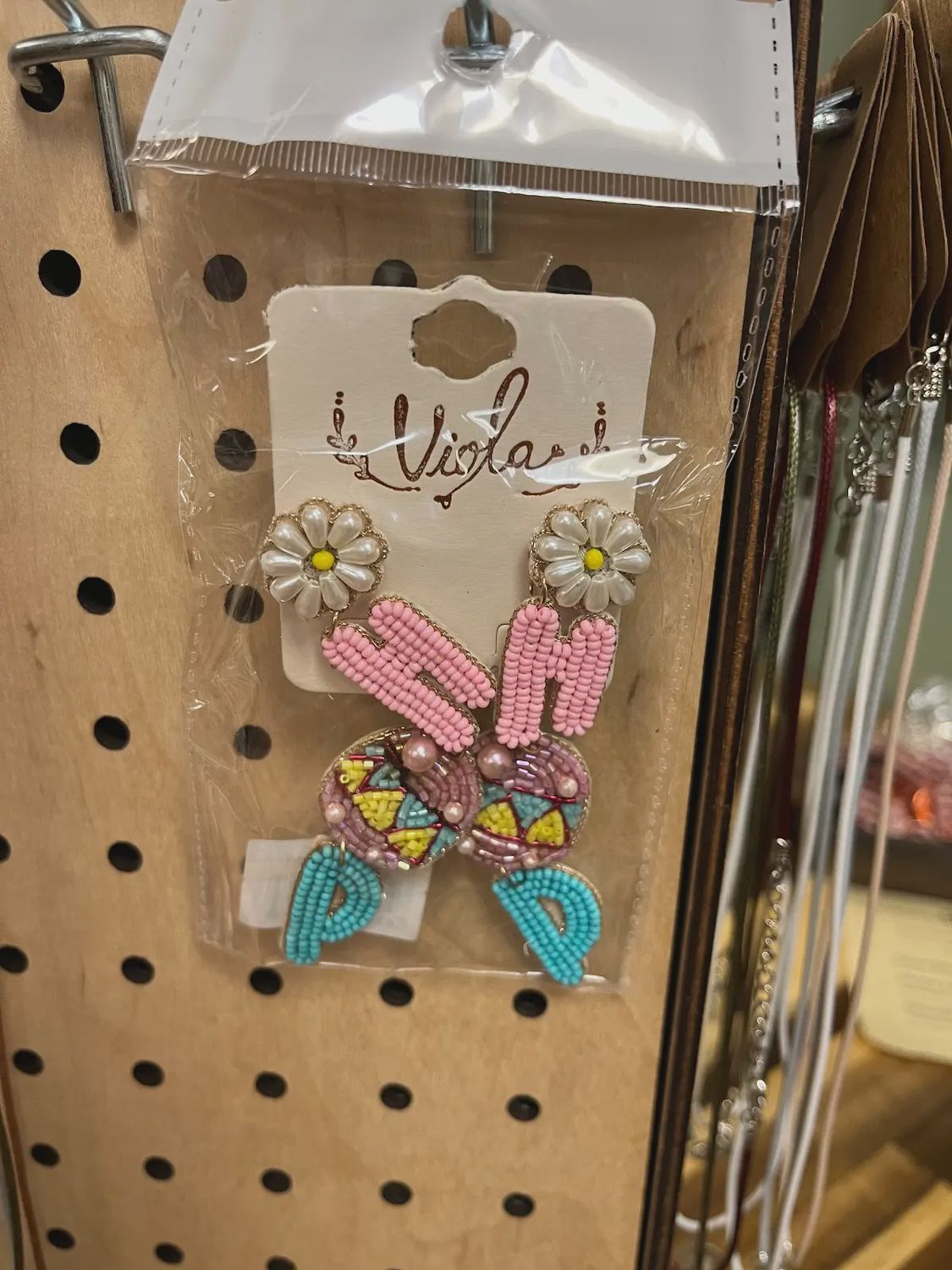 Easter Hop &amp; Egg Earrings