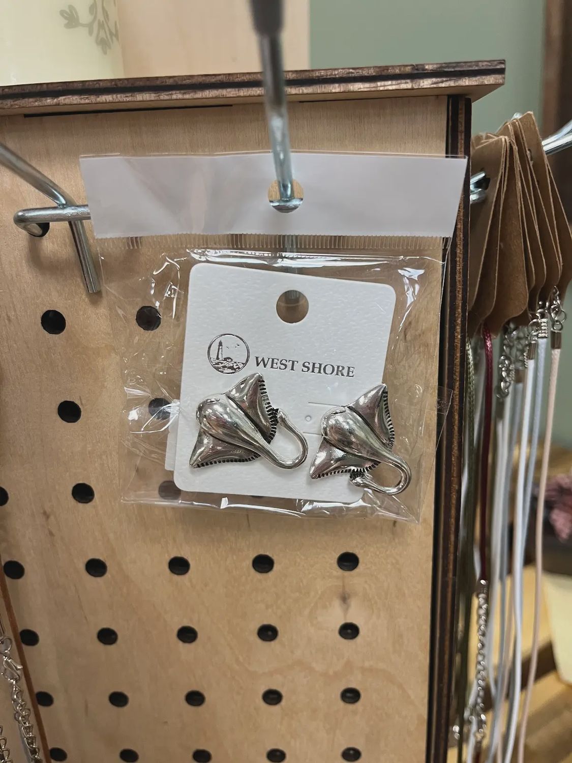 Sting Ray Shape Earrings