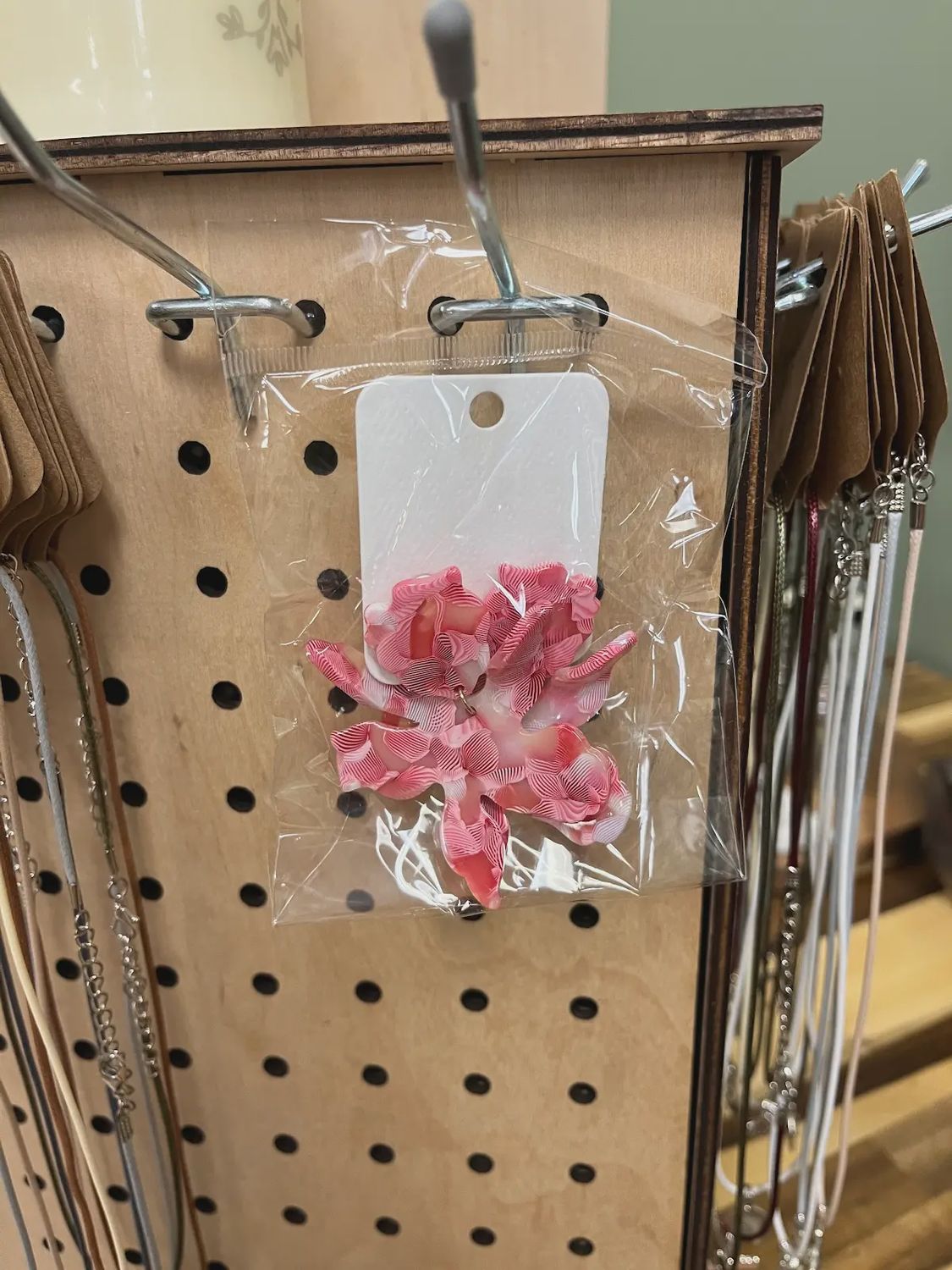 Colorful Flower Shape Earrings