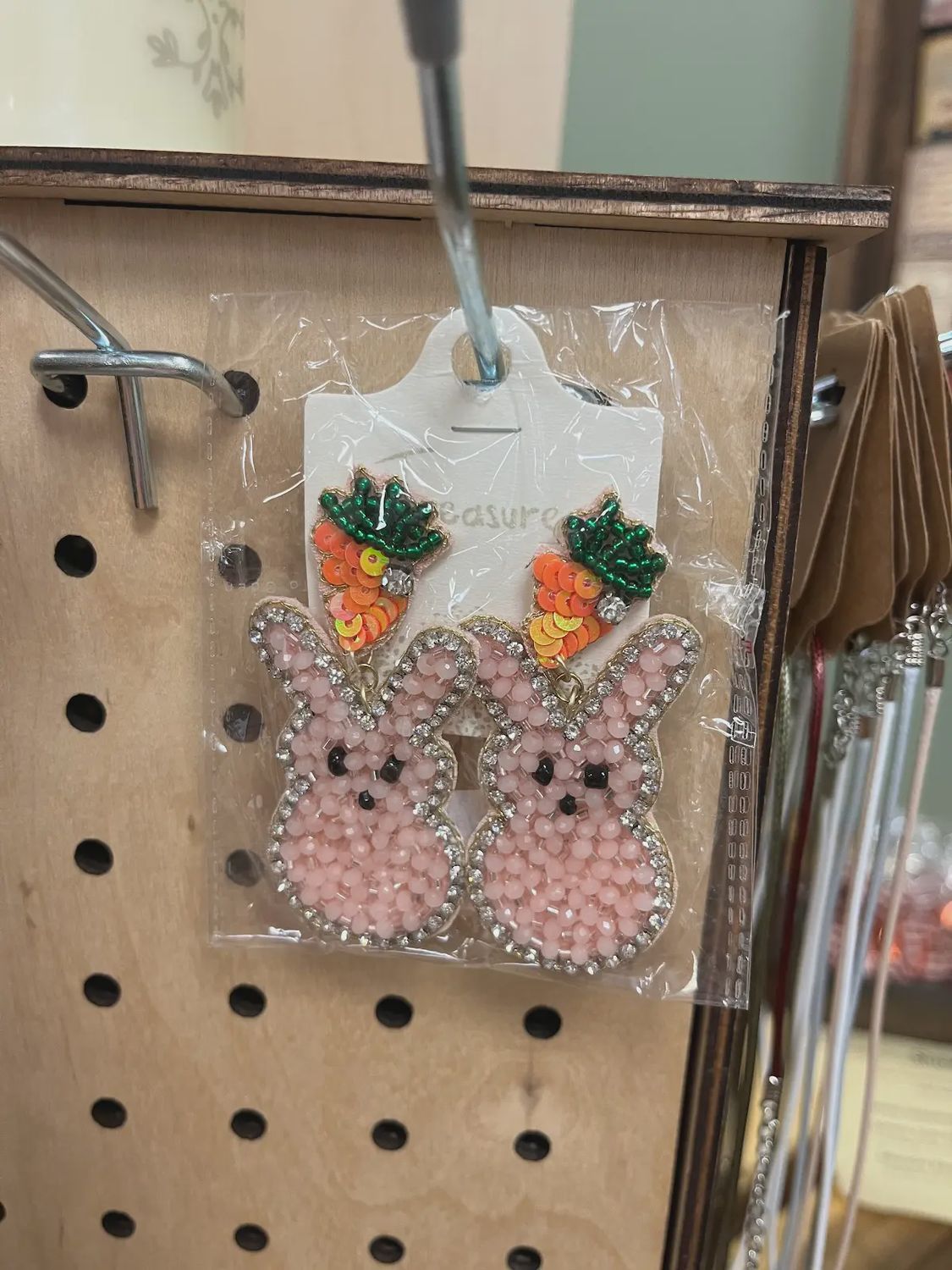 Easter Bunny Beads Earrings