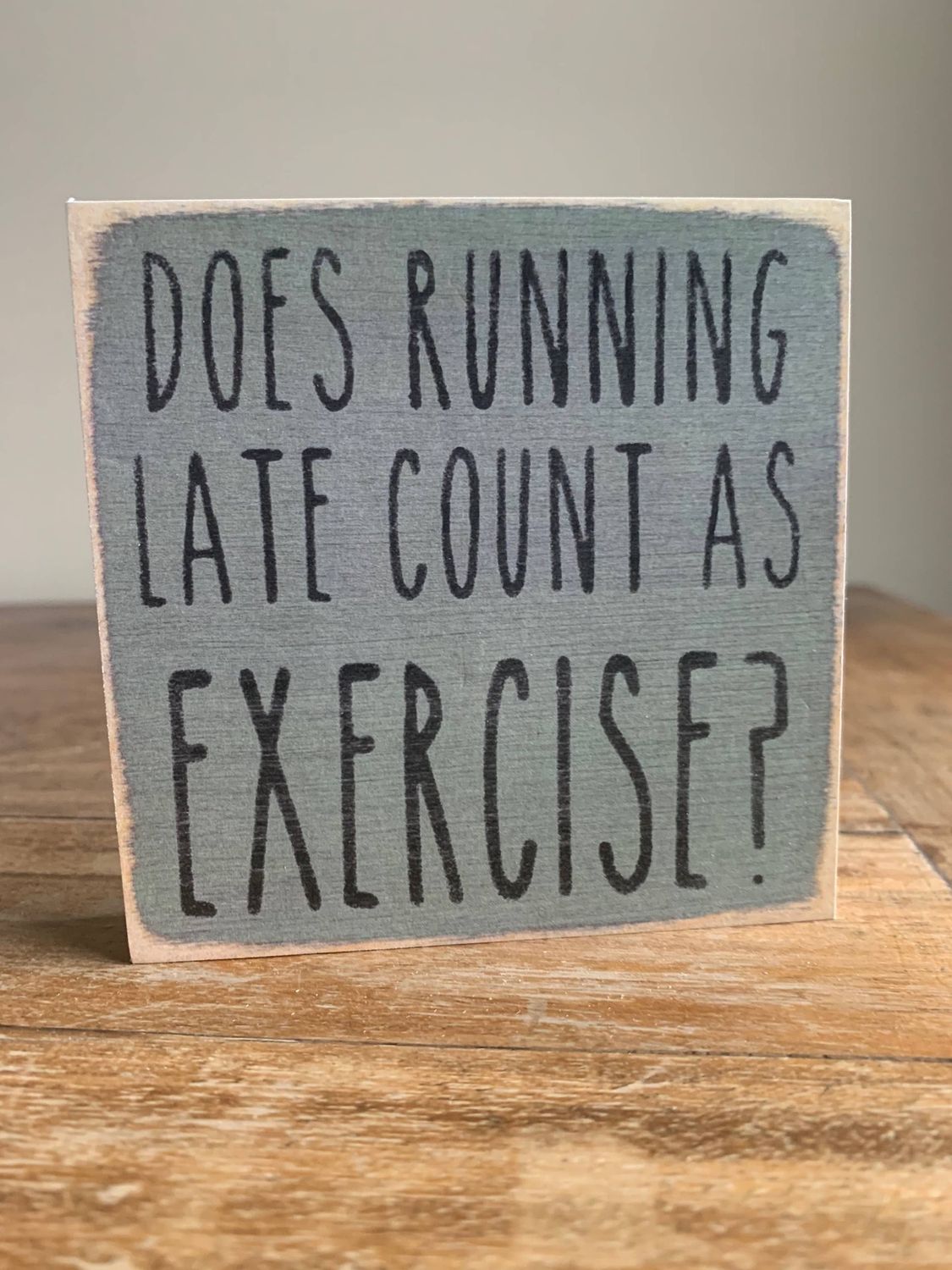 4X4- Running Late