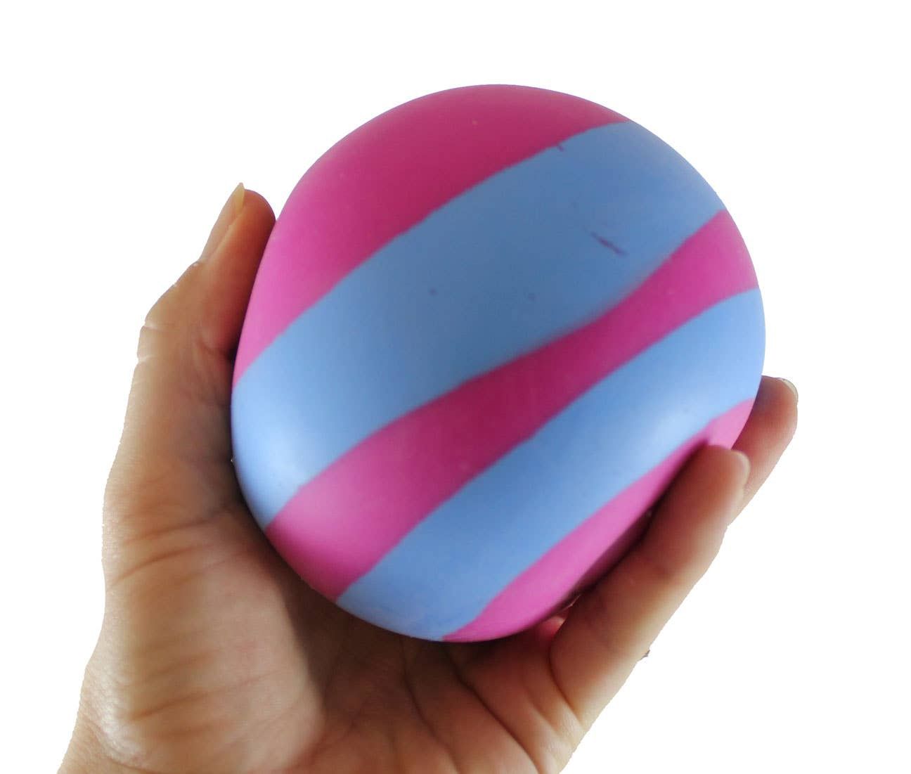Jumbo 4" Boxed Striped Soft Doh  Stress Ball - Squishy OT