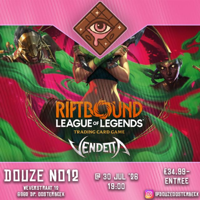 Riftbound - Vendetta Prerift Event - 30 juli 2026