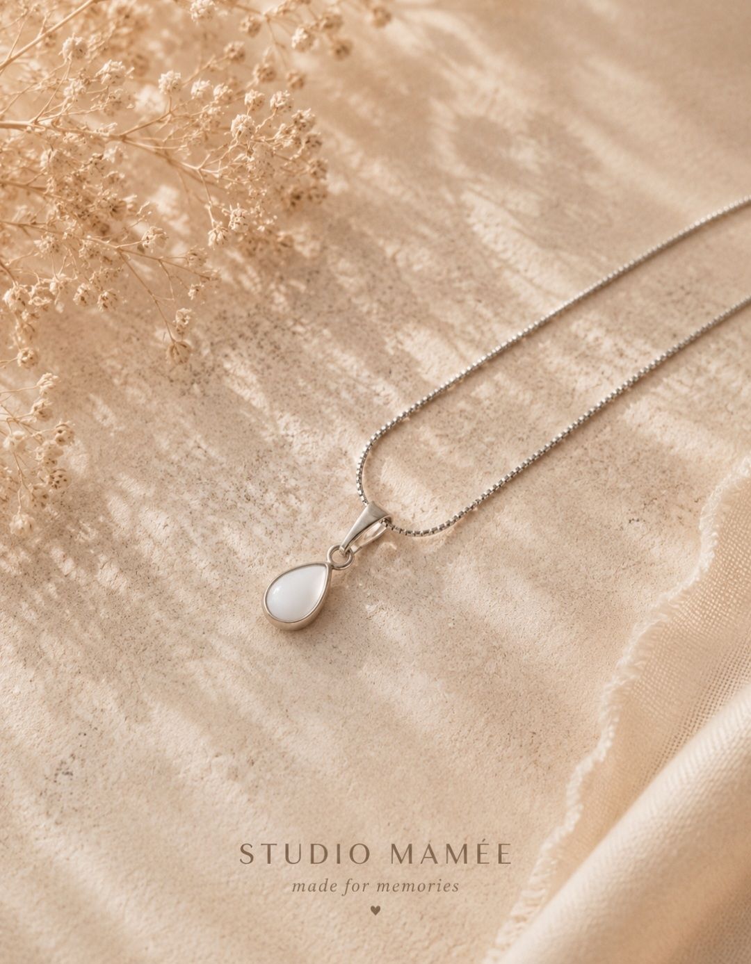 Mamée Memory Necklace – Teardrop