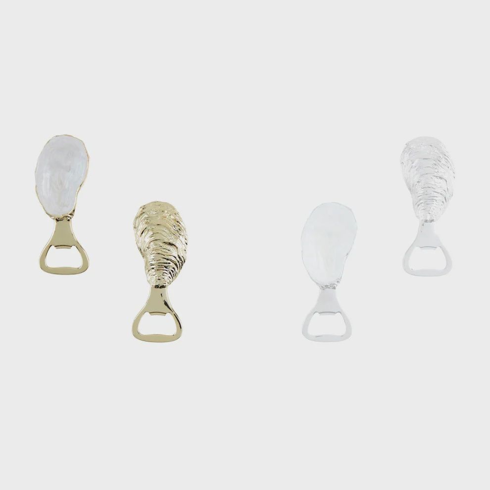 Oyster Bottle Opener Gold or Silver