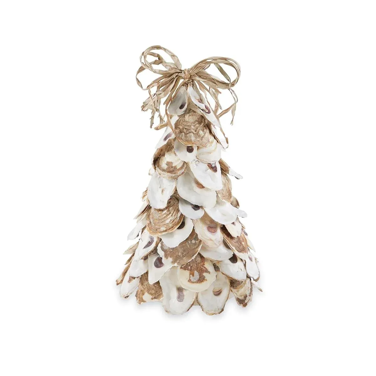 Large Gold Oyster Shell Tree Mud Pie