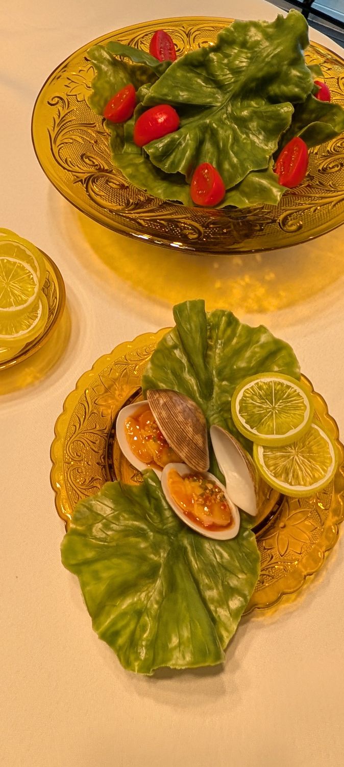 Tiara Exclusives Amber Pressed Glass Serving bowls, Set of 3