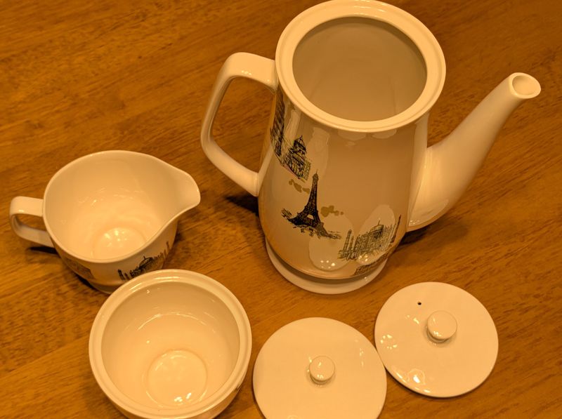 Vintage Kaysons “Landmark Series” Fine Ironstone China Tea Set