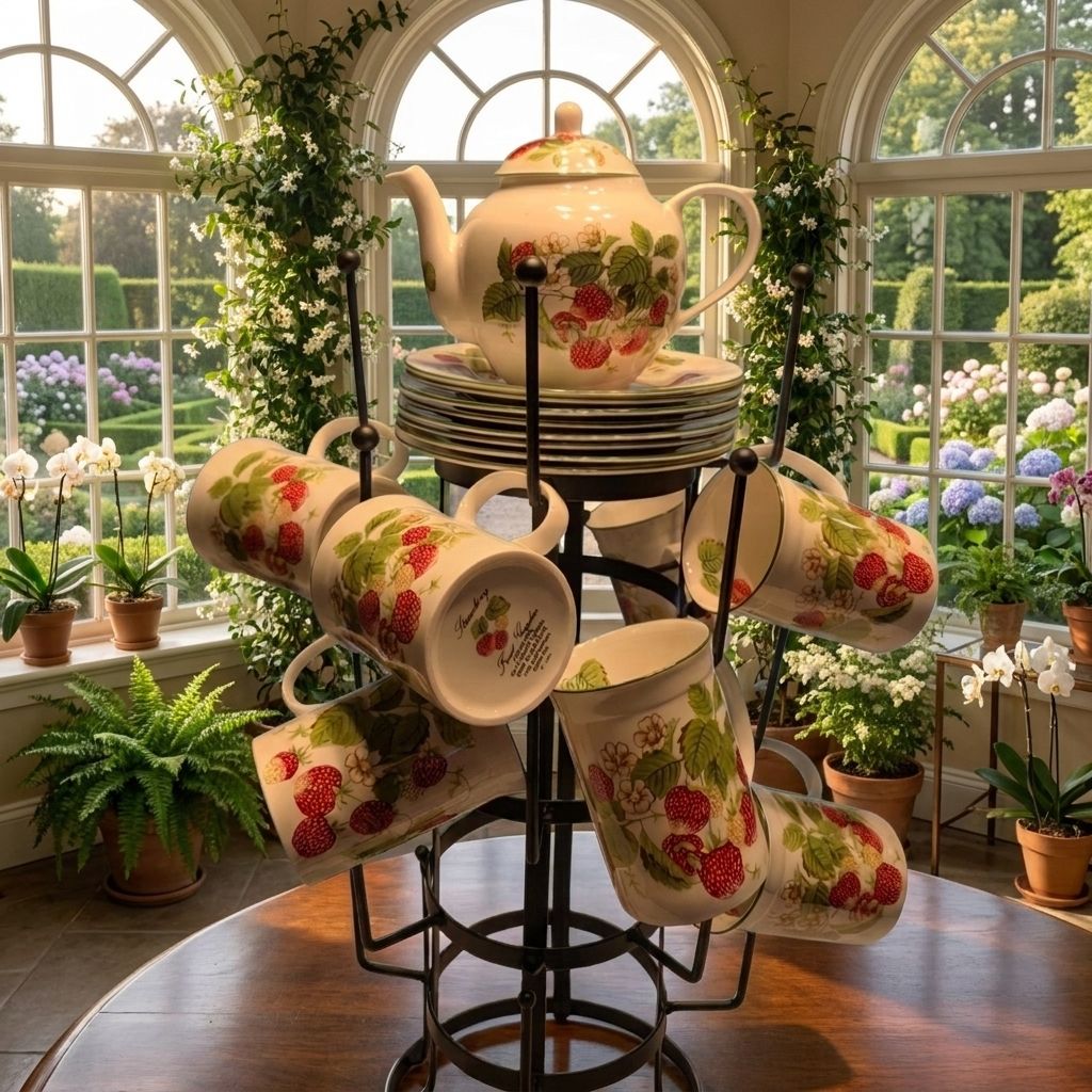 Roy Kirkham "Fruit Garden" Fine Bone China Tea Set