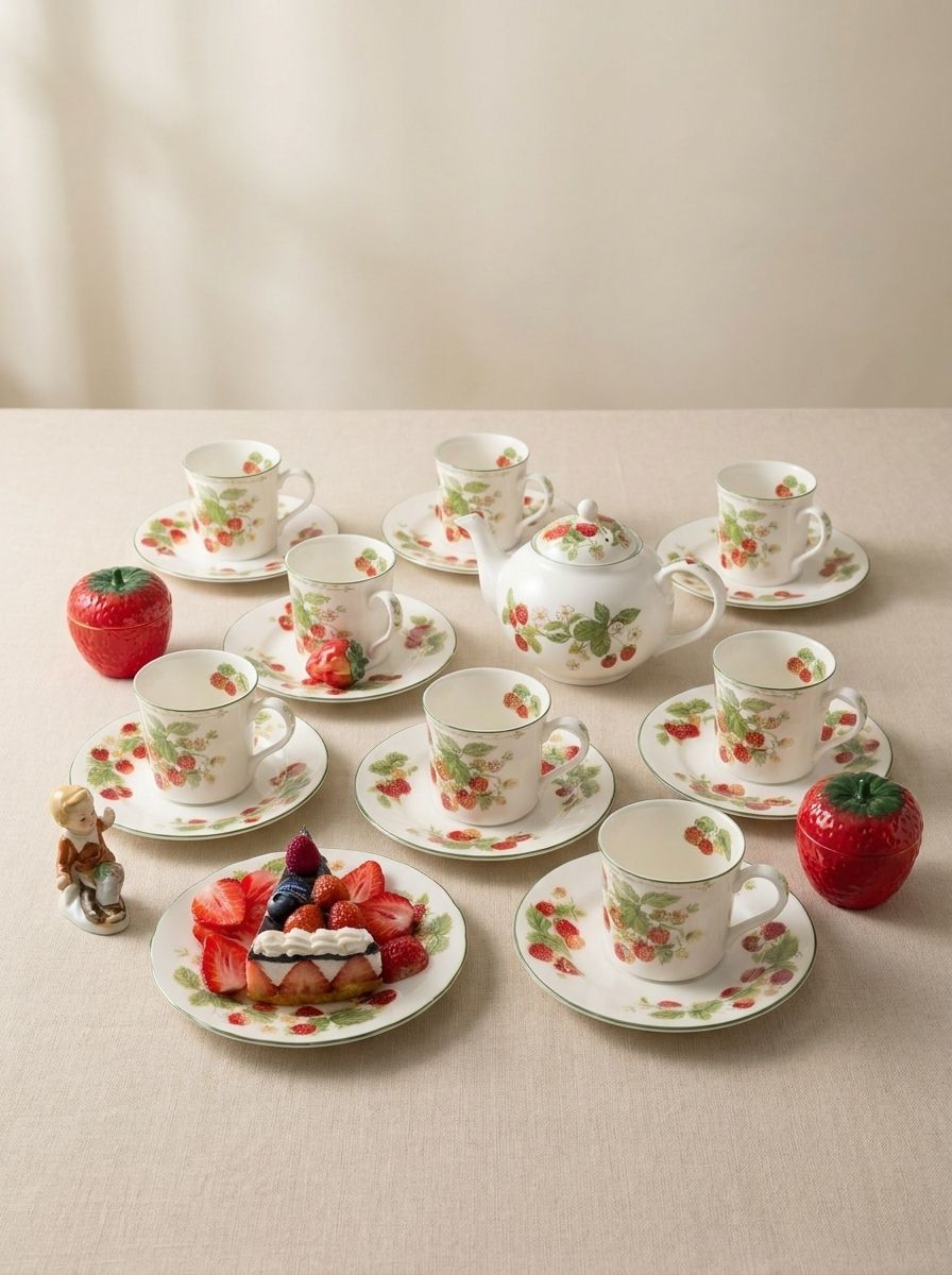 Roy Kirkham "Fruit Garden" Fine Bone China Tea Set