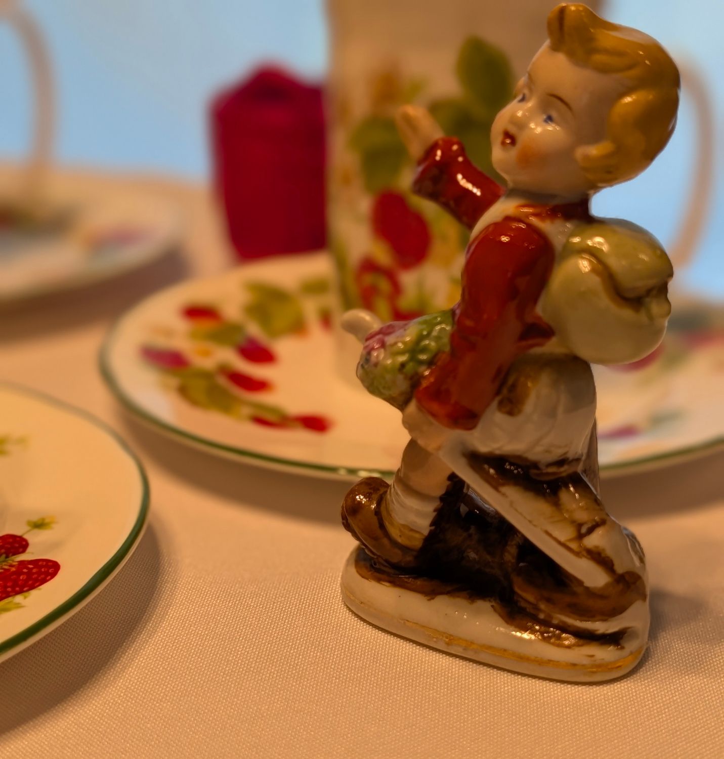 Little Boy Made in Occupied Japan Porcelain Figurine