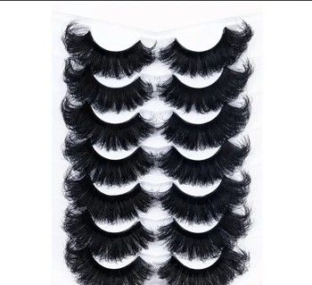 White Pack 7 Pair Lashes