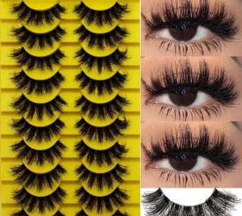 Yellow 10 Pack Lashes