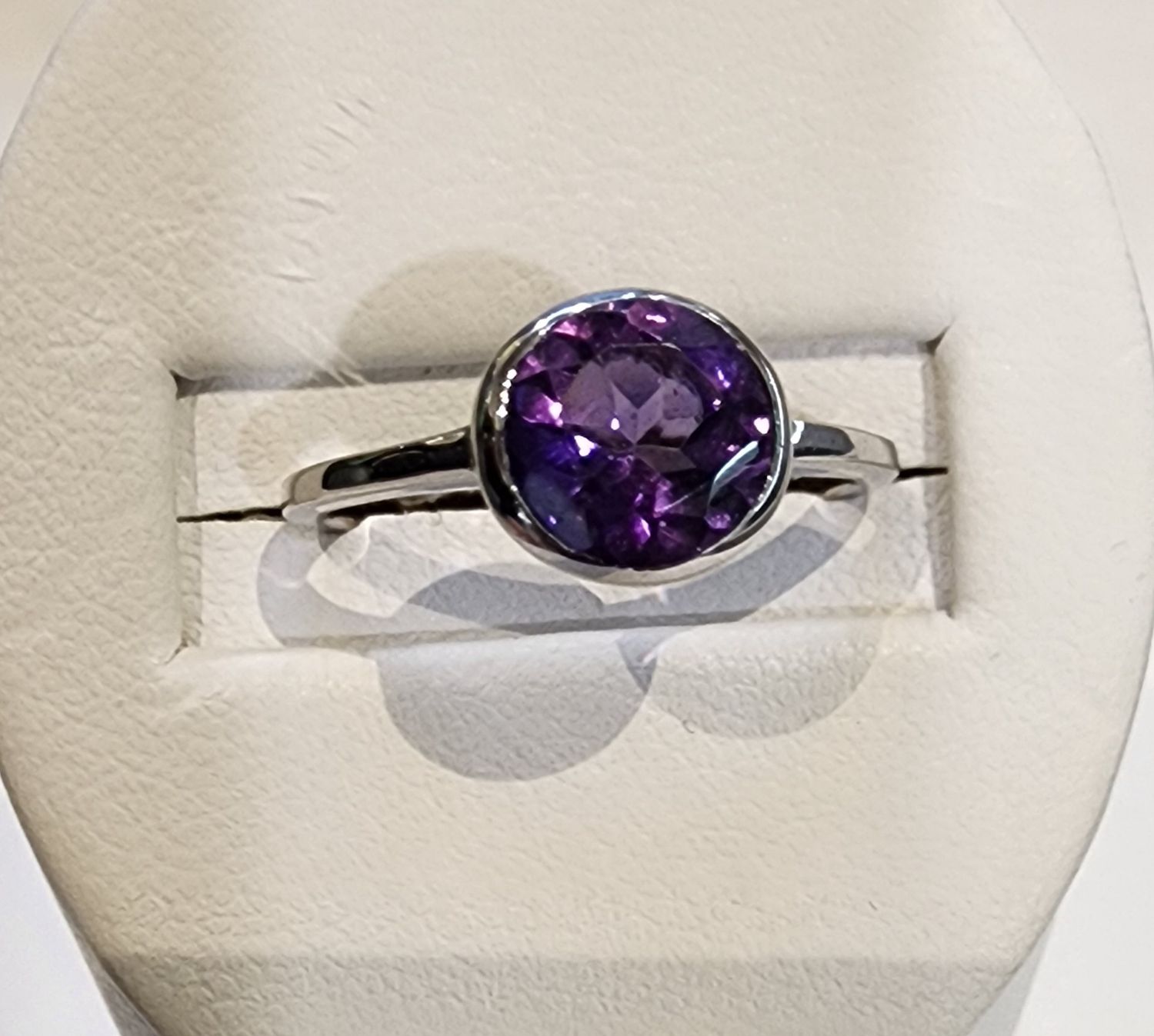 Amethyst Ring in 925 0007 sz 7