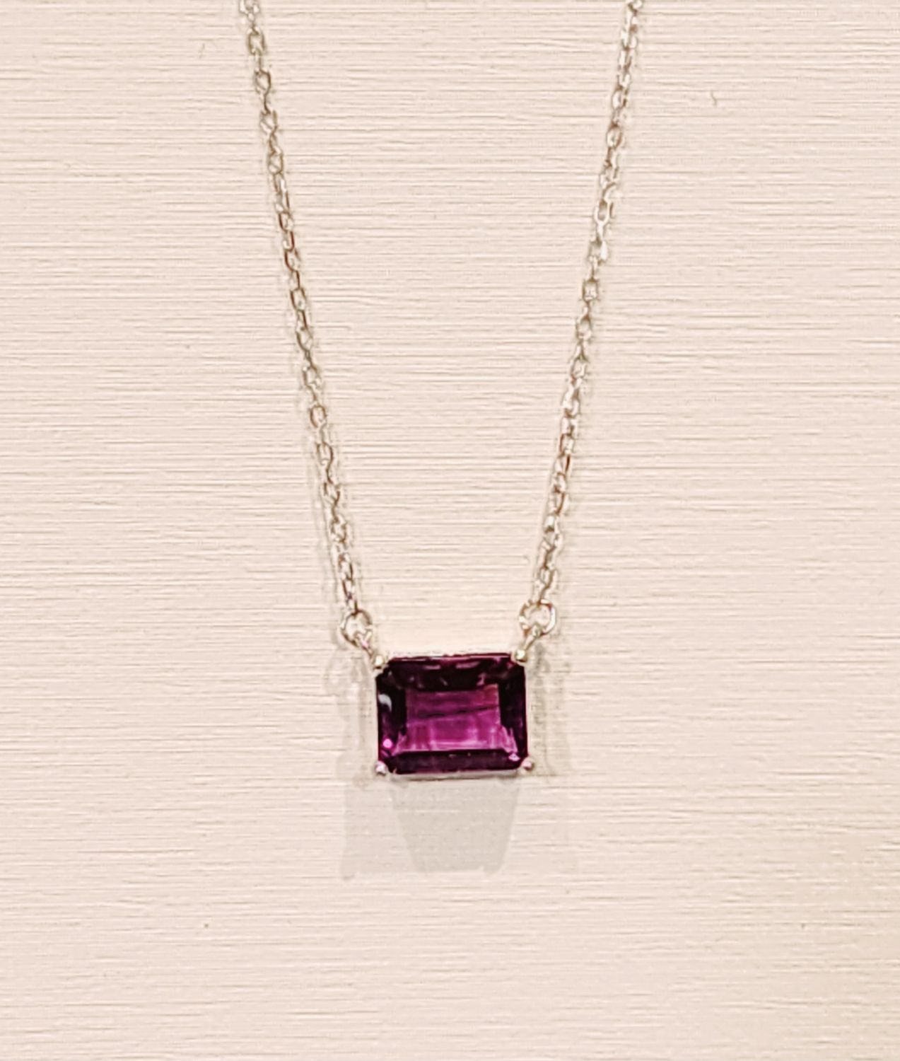 Amthst Necklace in 925 0001