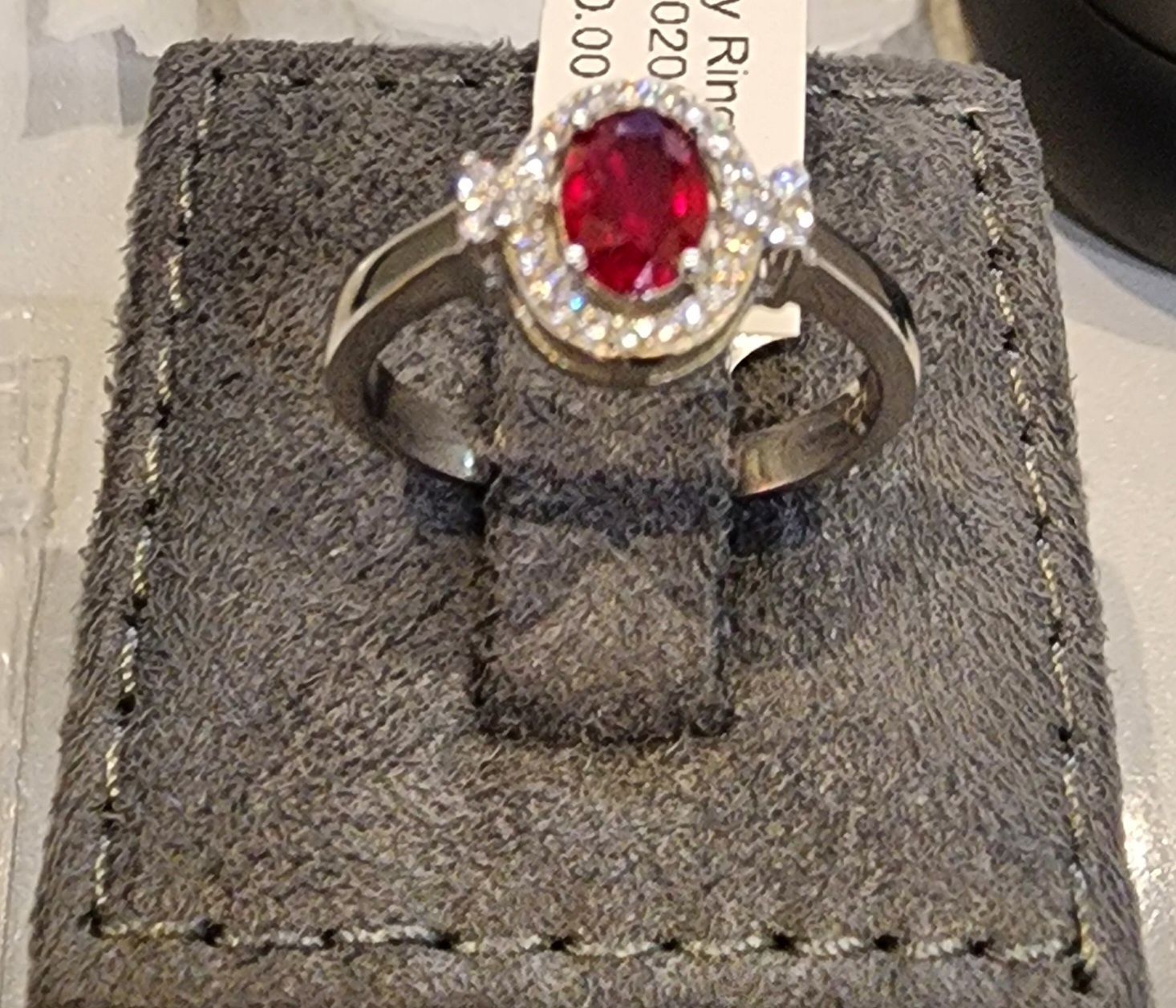 Ruby Ring in 925 0205 sz 8.5