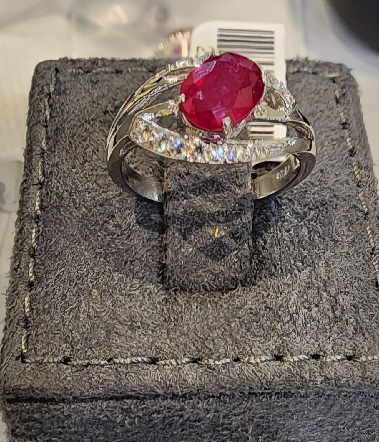 Ruby Ring in 925 0201 sz 6.5