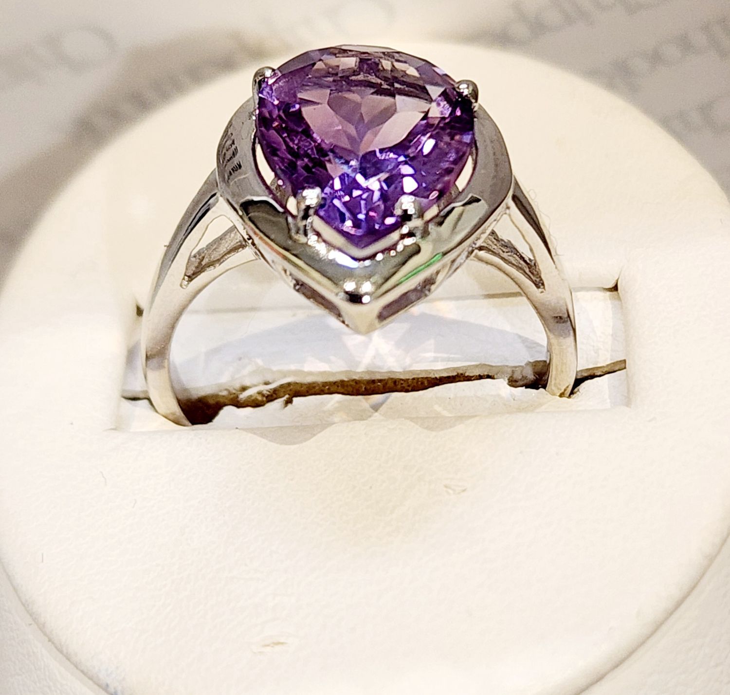 Amethyst Ring in 925 0012
