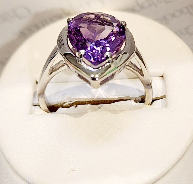 Amethyst Ring in 925 0012