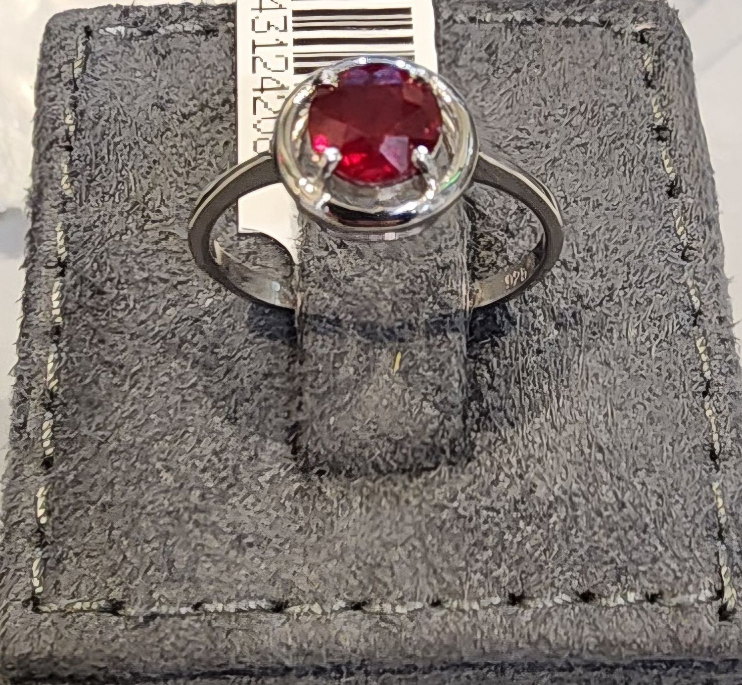 Ruby Ring in 925 0206 sz 6.5