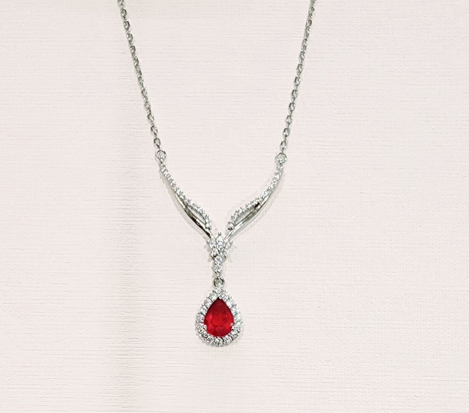 Ruby Necklace in 925 0003