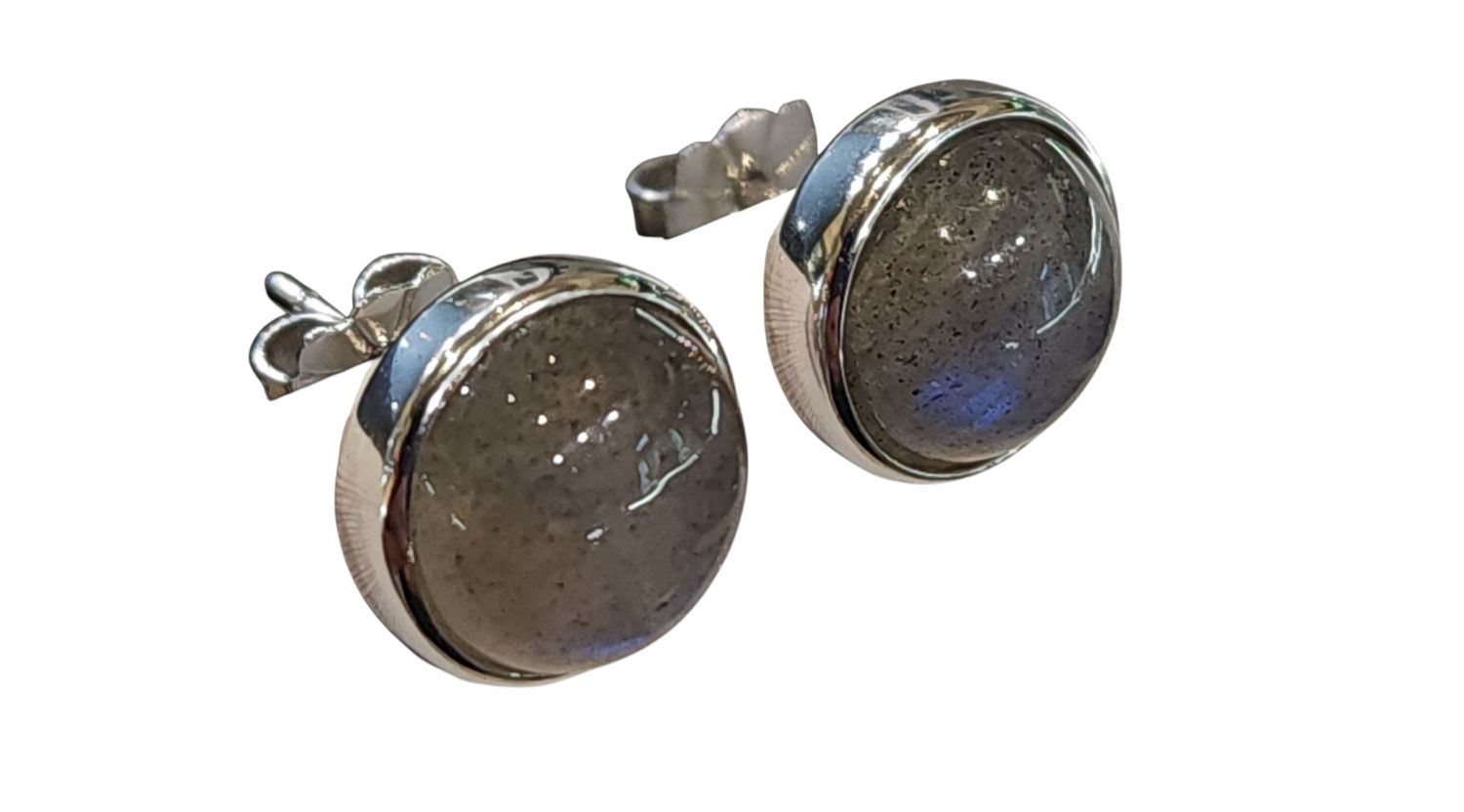 Labradorite Ear in 925 0003
