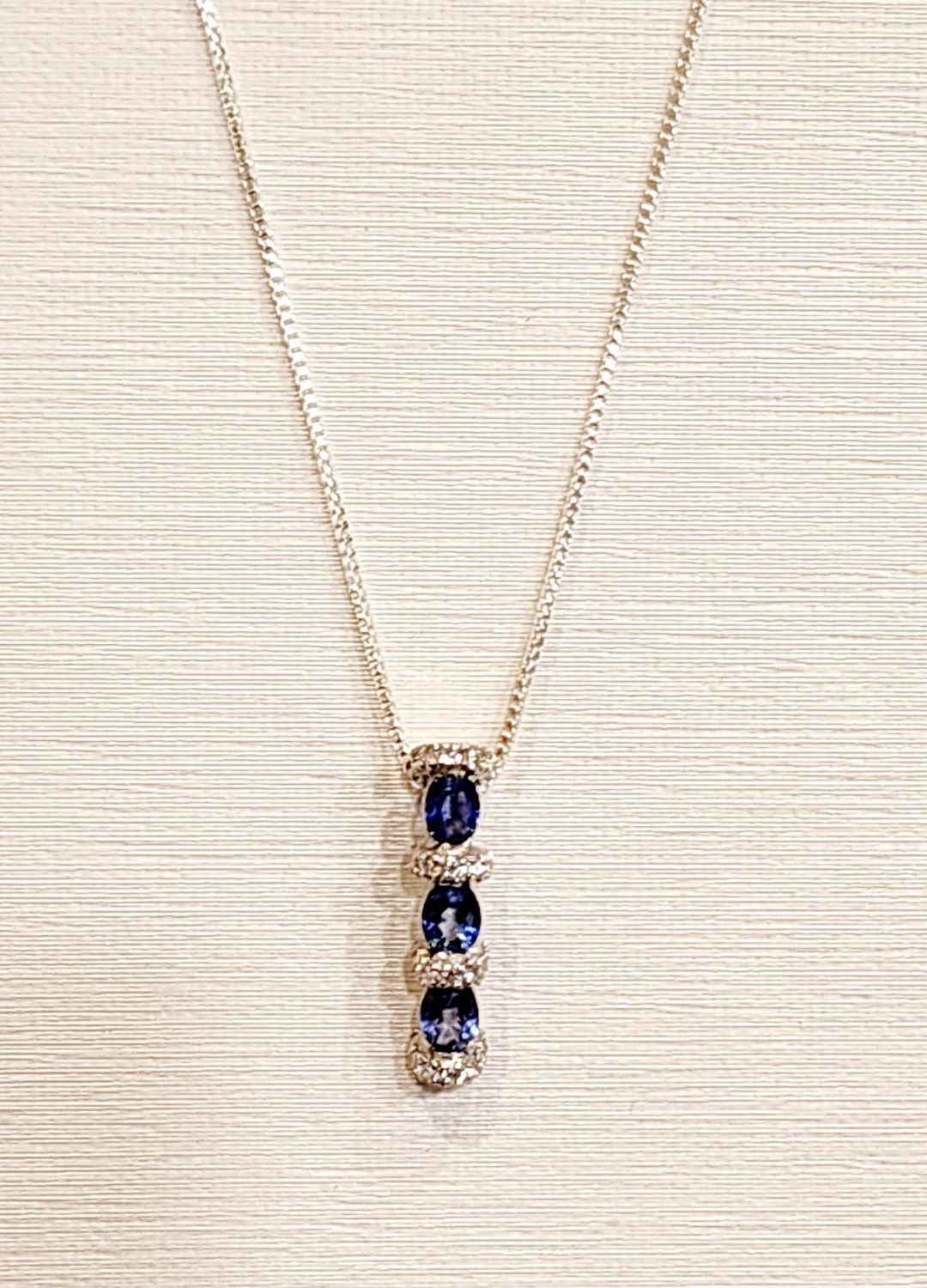 Tanzanite Pendant in 925 0001
