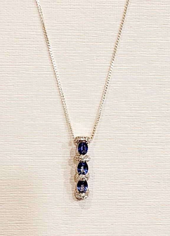 Tanzanite Pendant in 925 0001