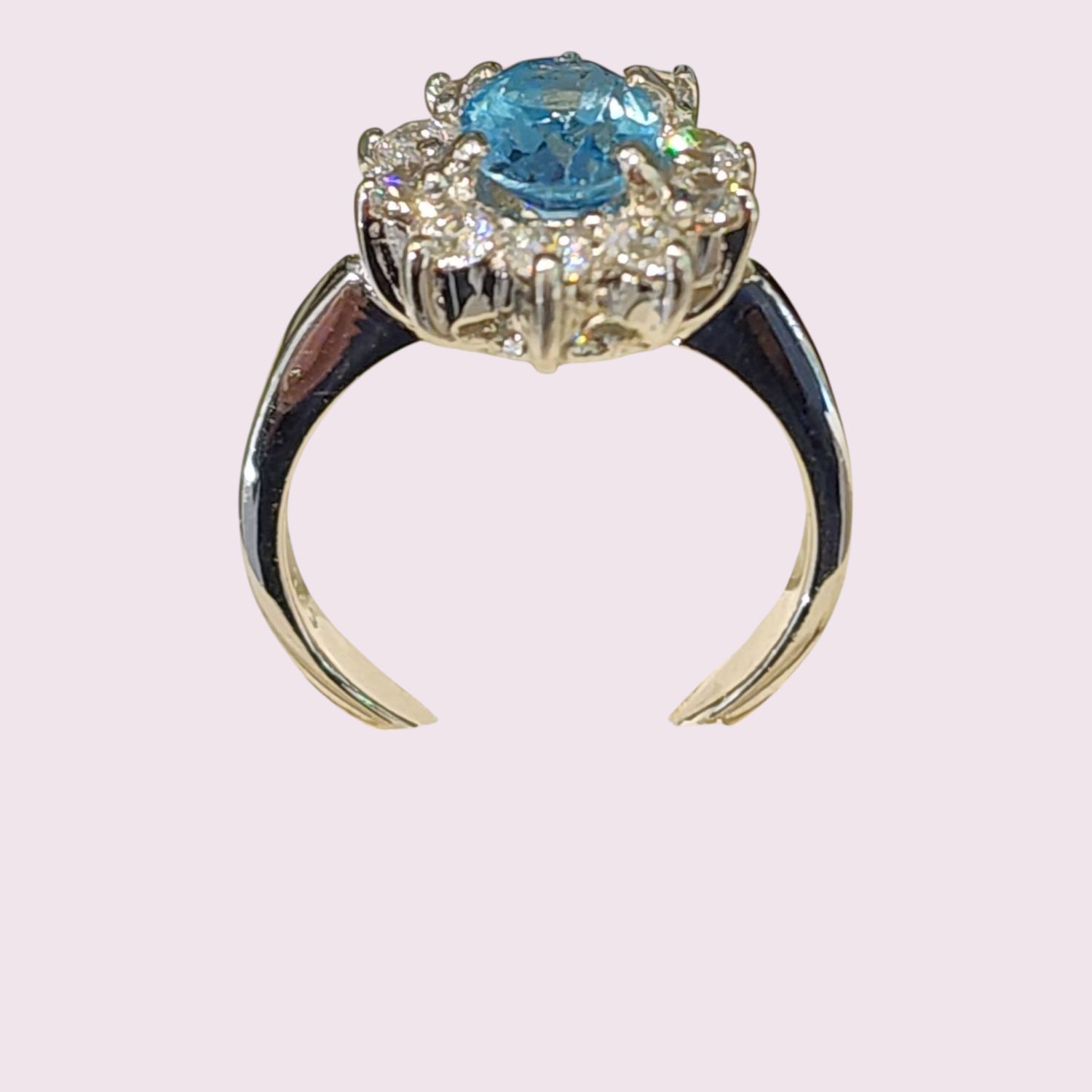 SW Bl Tpz Ring in 925 0236 sz 6