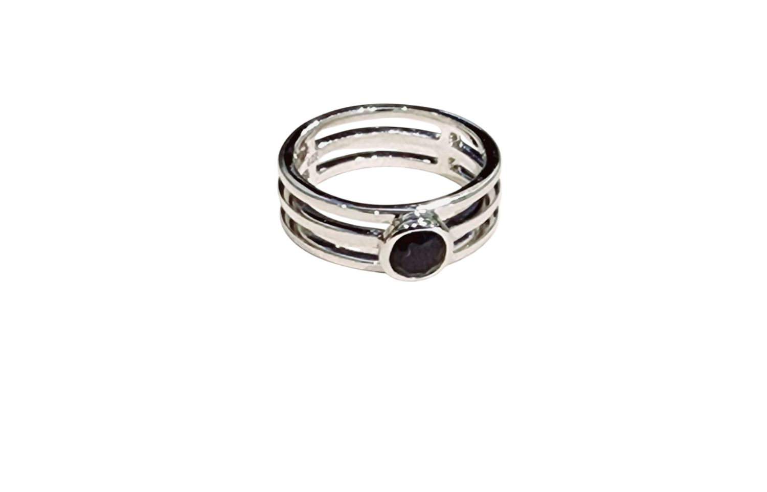 Blue Sapphire Ring in 925 0053 sz 6